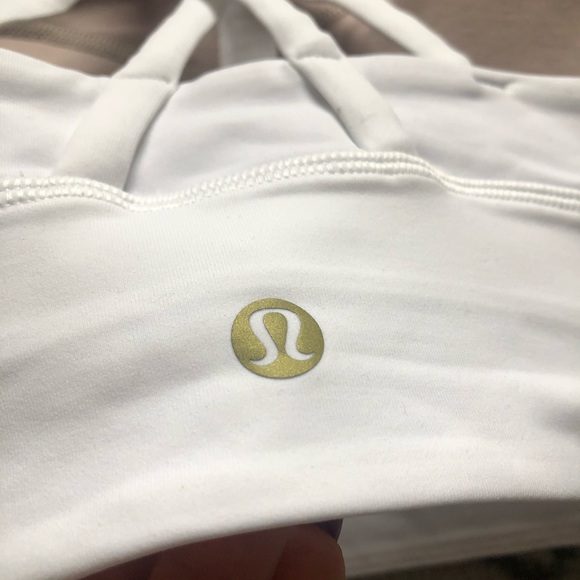 Lululemon Energy Bra Zip Special Edition - White - Picture 6 of 7